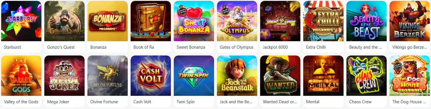 RedSlot Casino Slot-Bibliothek